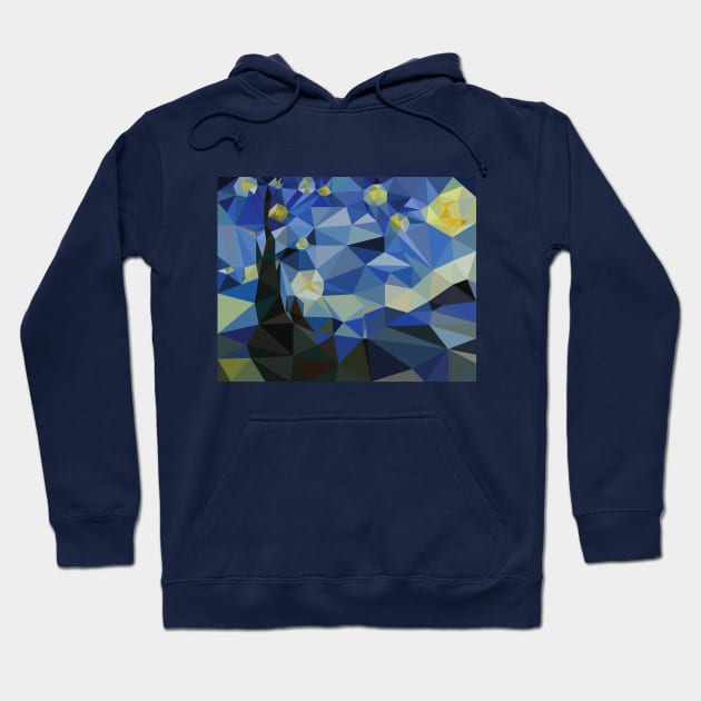 Abstract Starry Night Hoodie by MKD
